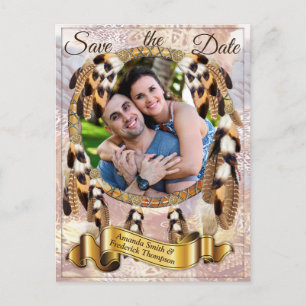 Cartão Postal De Anúncio Capturador de Sonhos Salve a data