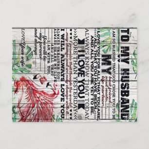 Cartão Postal De Anúncio Carta perfeita personalizada   Carta para o meu ma