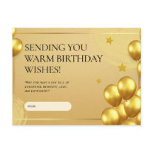Cartão de Aniversário Vibrante