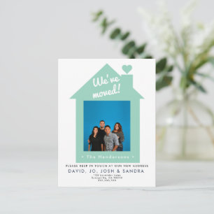 Cartão Postal De Anúncio Cartão de Foto de Família Mudamos – Projeto de Cas