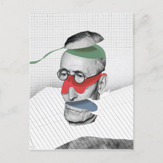 Cartão Postal De Anúncio "Cartão de Hesse rachado"