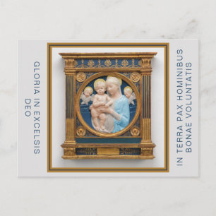 Cartão Postal De Anúncio cartão de natal de Andrea Della Robbia