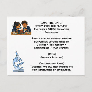 Cartão Postal De Anúncio Cartão de Notificação de Evento de Captação de Rec