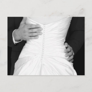 Cartão Postal De Anúncio Cartão de Salvar a Data do Casamento