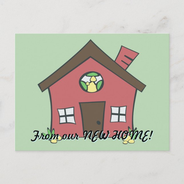 Cartão Postal De Anúncio Cartão-postal da Casa (Frente)