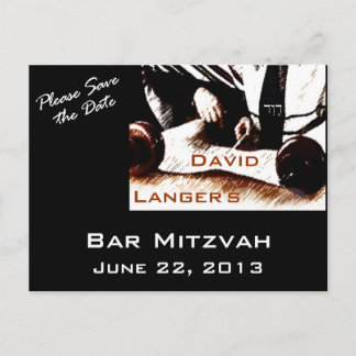 Cartão Postal De Anúncio Cartão-postal David Bar Mitzvah Boy