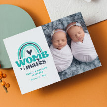 Cartão-postal de aviso de nascimento | Camadas De 