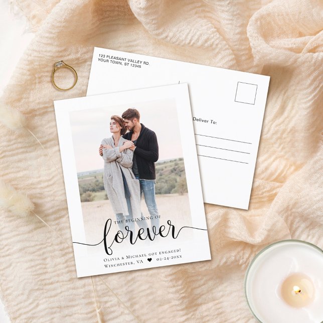 Cartão Postal De Anúncio Cartão-postal de lançamento de foto de script mode (Criador carregado)