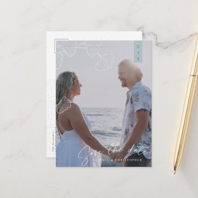 Cartão Postal De Anúncio Cartão-postal de lançamento Ginkgo Biloba (Frente/Verso In Situ)