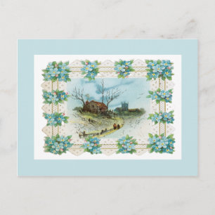 Cartão Postal De Anúncio Cartão-postal de novo endereço