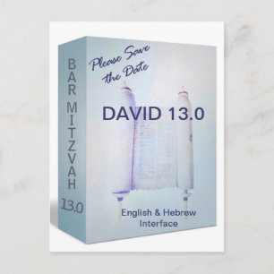 Cartão Postal De Anúncio Cartão-postal do Bar de lançamento do software Mit