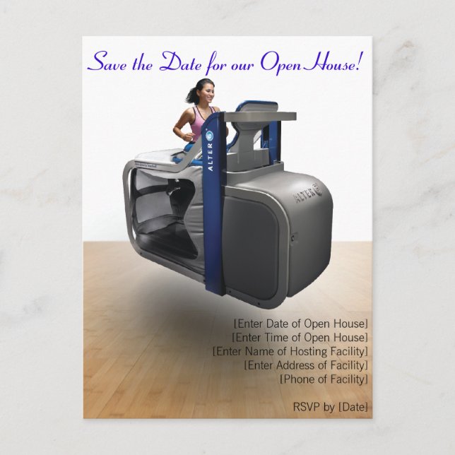Cartão Postal De Anúncio Cartão-postal Open House AlterG (Frente)