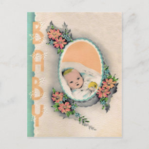 Cartão Postal De Anúncio Cartão-postal para bebê