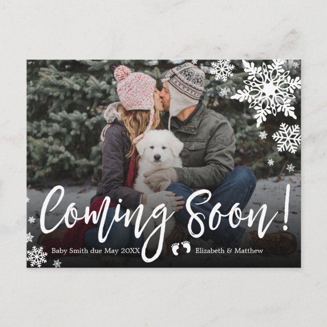 Cartão Postal De Anúncio Cartão-postal para publicação fotográfica em breve (Frente)