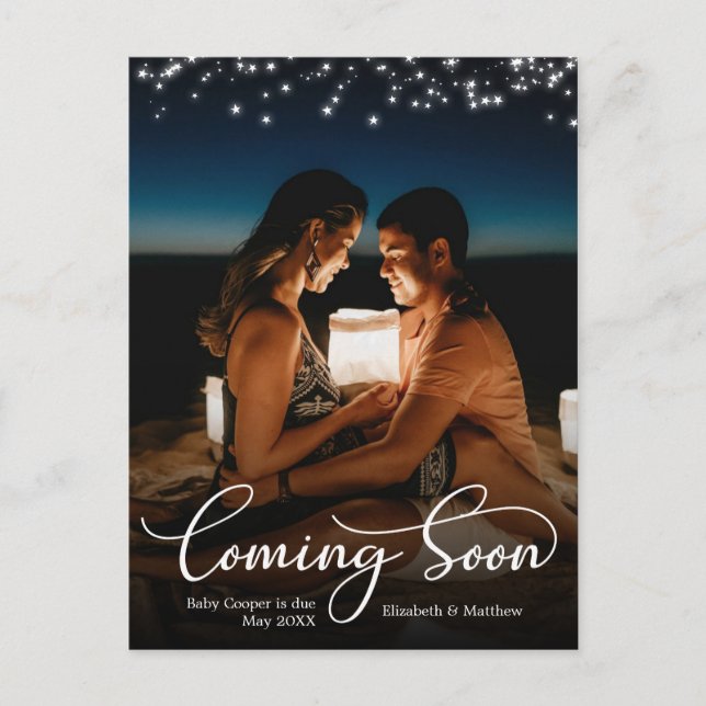 Cartão Postal De Anúncio Cartão-postal para publicação fotográfica em breve (Frente)