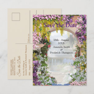 Cartão Postal De Anúncio casa de campo italiana ao ar livre
