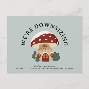 Cartão Postal De Anúncio Casa de Mushroom Bonita Reduzindo Novo Movimento D