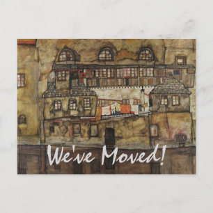 Cartão Postal De Anúncio Casa Parede no Rio por Schiele, Mudança de Endereç
