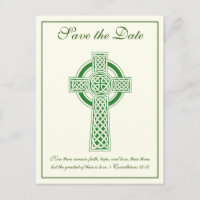 Casamento Céltico Céltico Católico Ivory Green