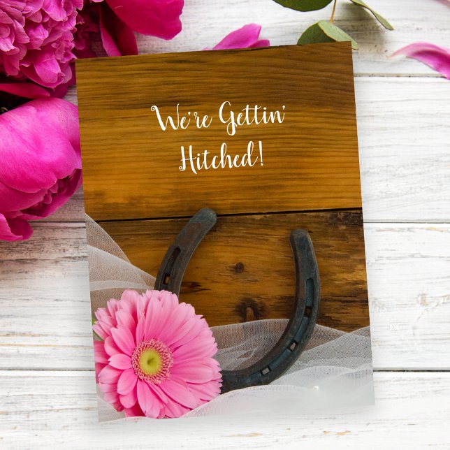 Cartão Postal De Anúncio Casamento de Daisy Horsfere Ocidental Rosa Salve a (Criador carregado)