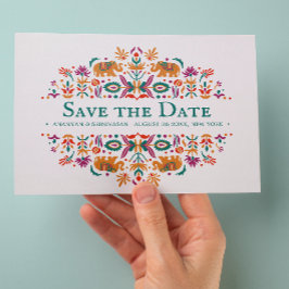 Cartão Postal De Anúncio Casamento de Elefante Púrpura da Flor Indiana