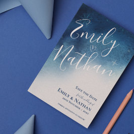 Cartão Postal De Anúncio Casamento de Elegância Branca Branca com Neve