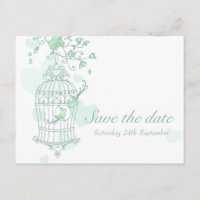 Casamento de gaiolas aberto para mint, salvar cart