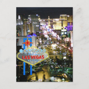 Cartão Postal De Anúncio Casamento de Las Vegas nós Eloped