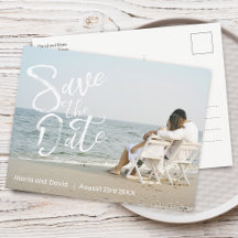 Casamento de Script Elegante Salvar a Data