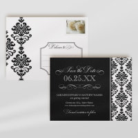 Casamento Dramático com Florais em Damasco Preto