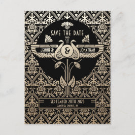 Cartão Postal De Anúncio Casamento egípcio de Nouveau Salve os Cartões-post
