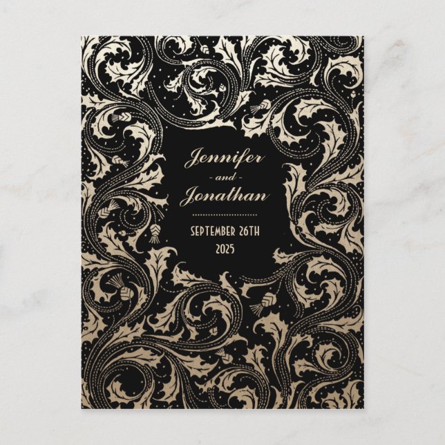 Cartão Postal De Anúncio Casamento egípcio de Nouveau Salve os Cartões-post (Frente)