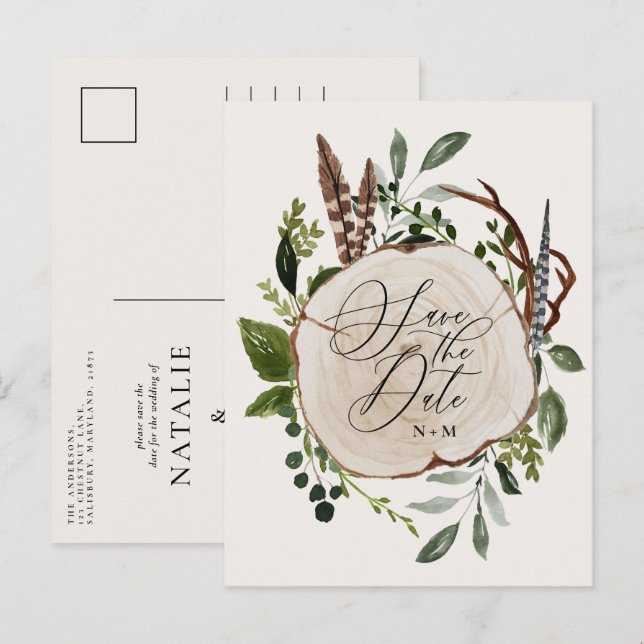 Cartão Postal De Anúncio Casamento elegante da casa de fazenda russa  (Frente/Verso)