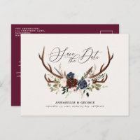 Casamento floral de marinho burgundy com script de