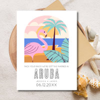 Casamento na Praia de Destino de Aruba Salve a Dat