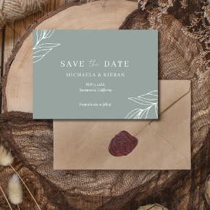 Cartão Postal De Anúncio Casamento no Jardim com Orçamento Limitado Salvar 