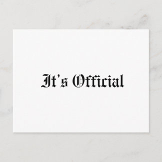 Cartão Postal De Anúncio Casamento Rústico Gótico Oficial