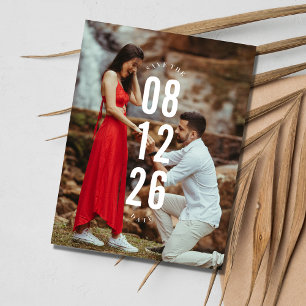 Cartão Postal De Anúncio Casamento Simples Moderno Fotografia Orçamento Sal