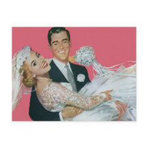 Casamento Vintage Salve a Data! Feliz Recém-casado