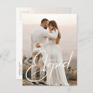 Cartão Postal De Anúncio Celebração do Recem casados Fotográfico de Casamen