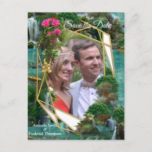 Cartão Postal De Anúncio Celebração no Lago Mágico da Fantasia