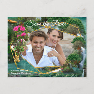 Cartão Postal De Anúncio Celebração no Lago Mágico da Fantasia