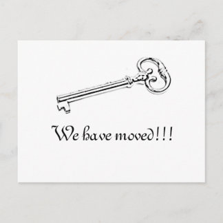 Cartão Postal De Anúncio chave vintage