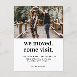 Cartão Postal De Anúncio Chic, Vamos Visitar Fotografia Típica Movendo