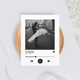 Cartão Postal De Anúncio Cobrir de álbum Música Viral Salvar Data