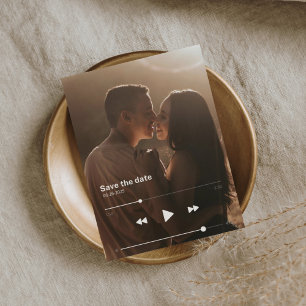 Cartão Postal De Anúncio Cobrir do álbum salvar a data