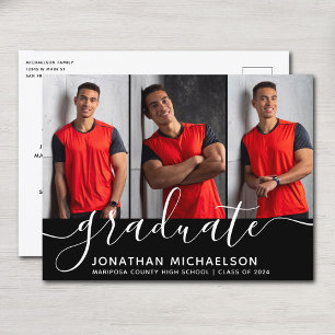 Cartão Postal De Anúncio Colagem de Fotos Moderna Formatura Turma de