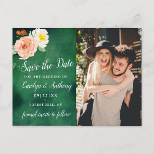 Cartão Postal De Anúncio Coleção de Casamento The Romance In Bloom