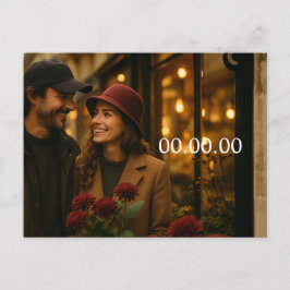 Cartão Postal De Anúncio COLHEITA DE crisântemos