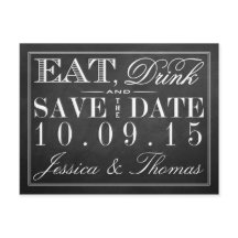 Coma, Beba E Seja Casado De Chalkboard